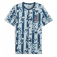 [해외]푸마 Neymar Creativity 로고 반팔 티셔츠 140131509 Ocean Tropic / Turquoise Surf