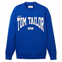 [해외]TOM TAILOR 크루넥 스웨터 1037606 Relaxed 139936394 Shiny Royal Blue