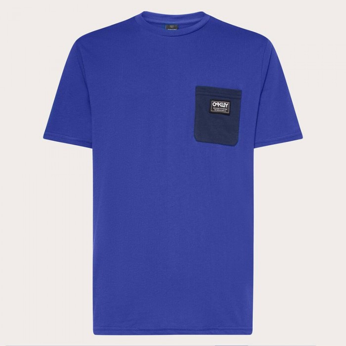 [해외]오클리 APPAREL Classic B1B 포켓 반팔 티셔츠 140223027 Crystal Blue