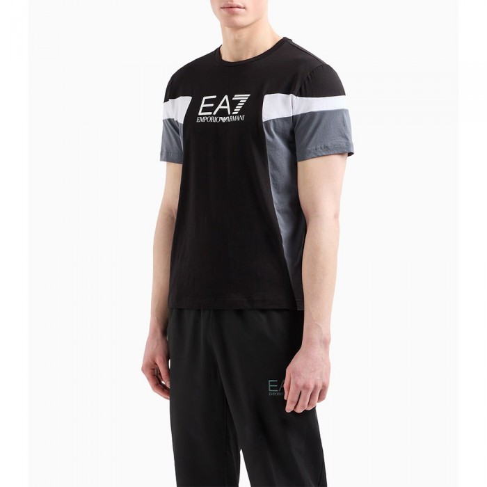 [해외]EA7 EMPORIO 아르마니 3DPT10 반팔 티셔츠 140469621 Black
