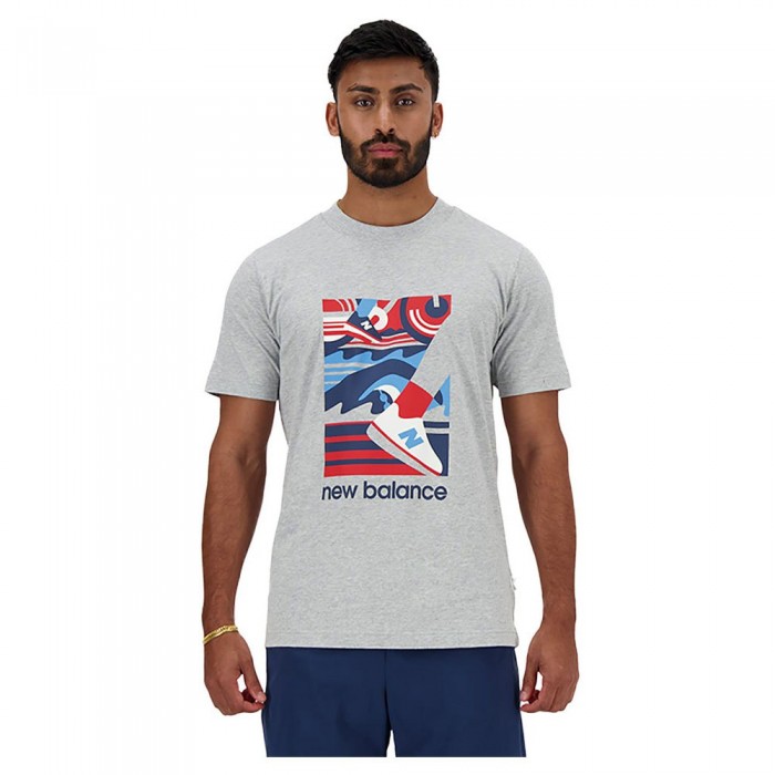 [해외]뉴발란스 반소매 티셔츠 Triathlon 140541821 Athletic Grey
