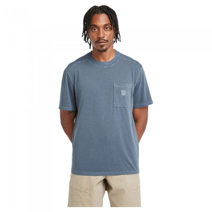 [해외]팀버랜드 반소매 티셔츠 Merrymack River Garment Dye Chest 포켓 140594383 Dark Sapphire