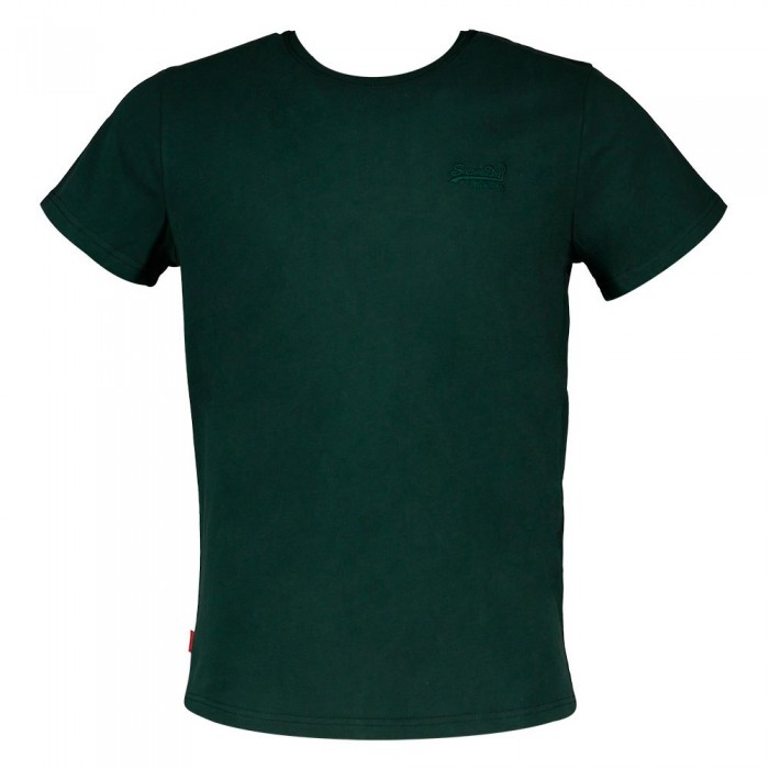 [해외]슈퍼드라이 반소매 티셔츠 Vintage 로고 Embroidered 140588916 Forest Green