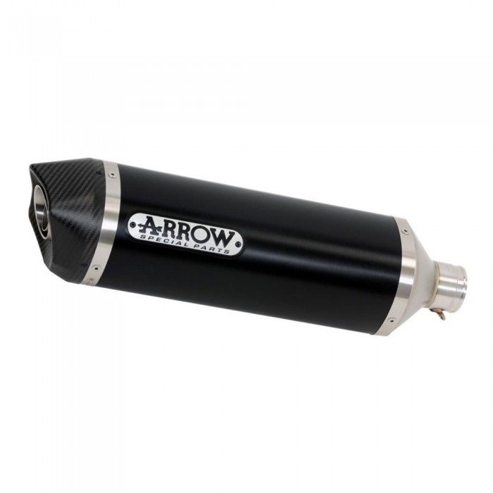 [해외]ARROW Race-테크 C 650 Sport 16-20 인증된 알루미늄&카본 슬립온 머플러 9138740711 Black