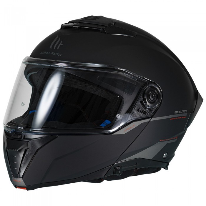 [해외]MT 헬멧s Atom 2 SV Solid 모듈형 헬멧 9139979790 Matt Black