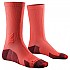 [해외]X-SOCKS 트레일 Run Discover Crew 양말 6140579886 Fluo Red / Namib Red