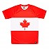 [해외]HOOPOE Maple Leaf 반팔 티셔츠 6137536445 Red / White