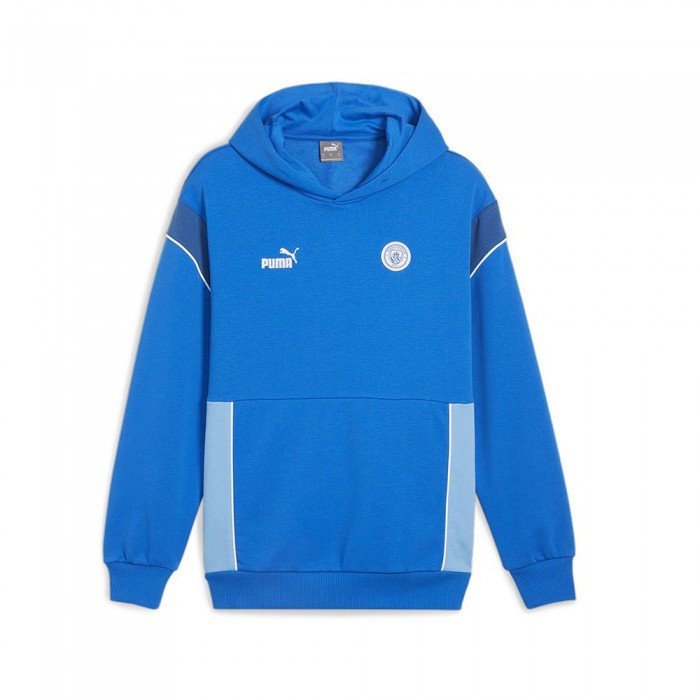 [해외]푸마 Manchester City Ftblarchive 풀지퍼 스웨트셔츠 3140131424 Racing Blue / Team Light Blue