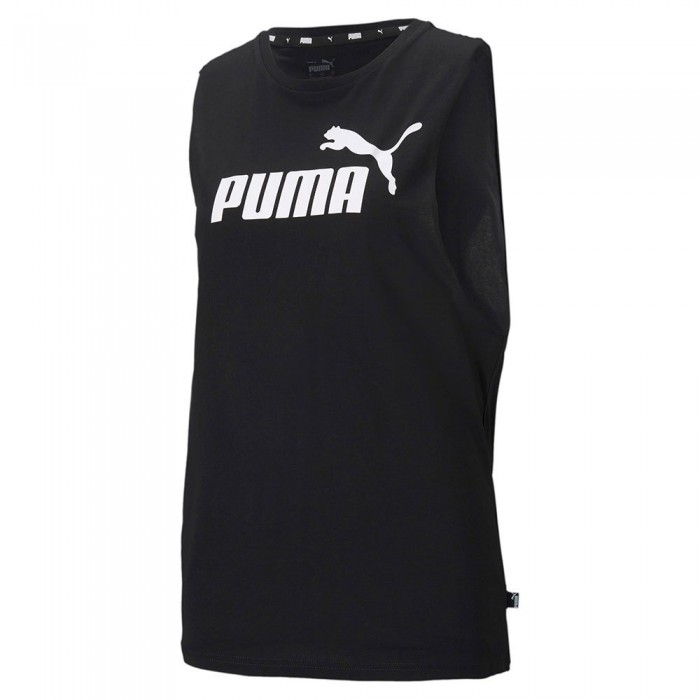 [해외]푸마 민소매 티셔츠 Essential Cut Off 로고 137920733 Puma Black