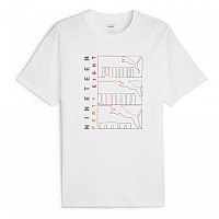 [해외]푸마 Graphicsiple No. 1 로고 반팔 티셔츠 140131267 White
