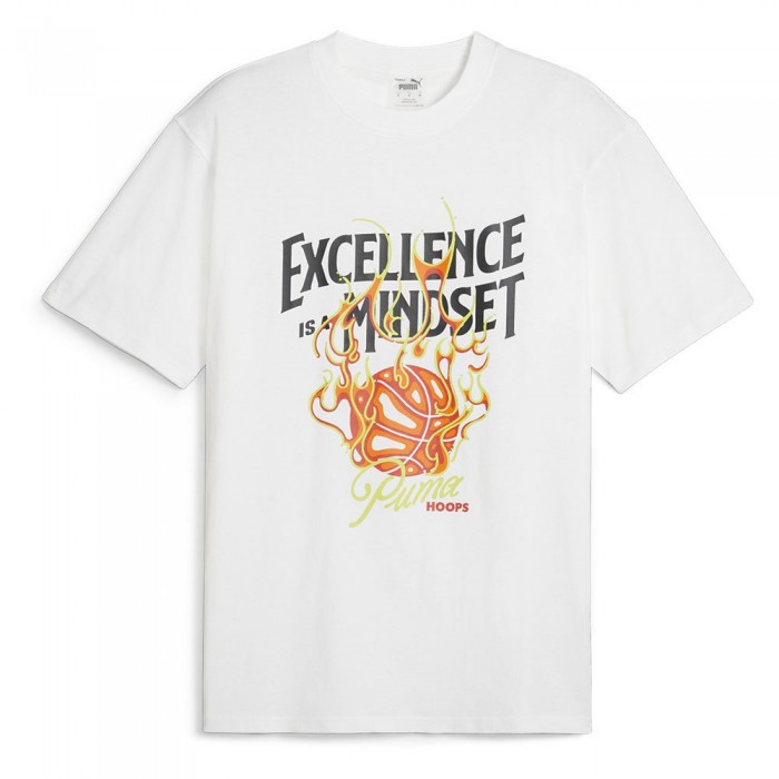 [해외]푸마 반팔 티셔츠 Hoops Excellence 140131272 White