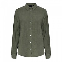 [해외]PIECES 긴 소매 셔츠 Vinsty 140557291 Deep Lichen Green