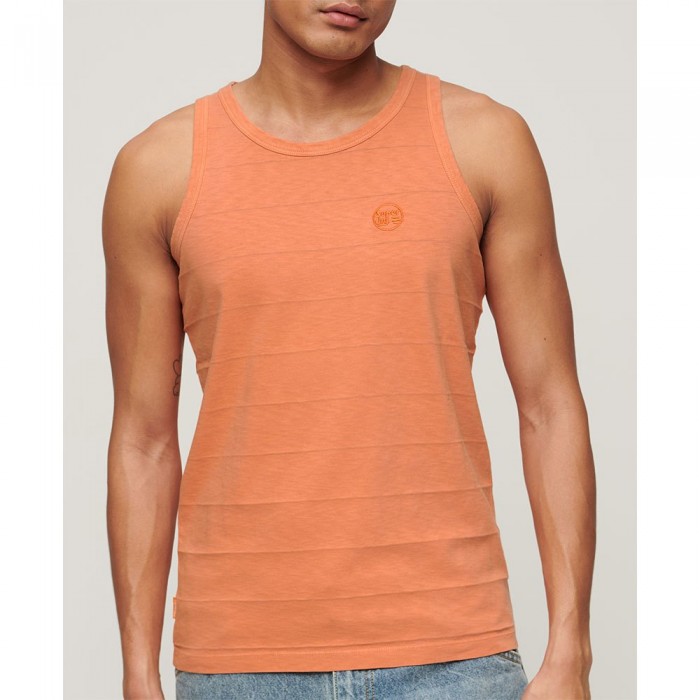 [해외]슈퍼드라이 Vintage Texture 민소매 티셔츠 140588981 Smoked Rust Orange