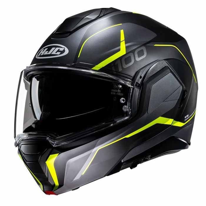 [해외]HJC 컨버터블 헬멧 i100 Lorix 9140771324 Black / Yellow