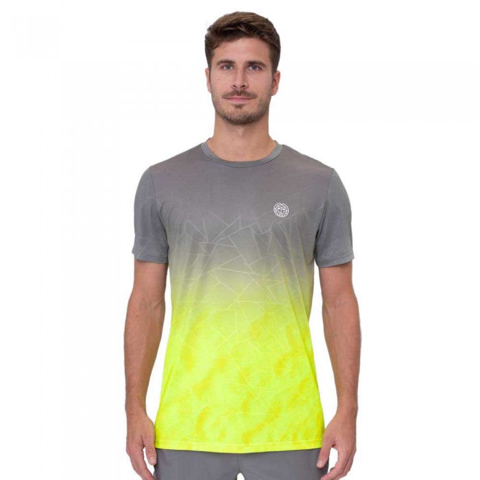[해외]BIDI BADU 반소매 티셔츠 Beach Spirit 12140563509 Grey / Neon Yellow