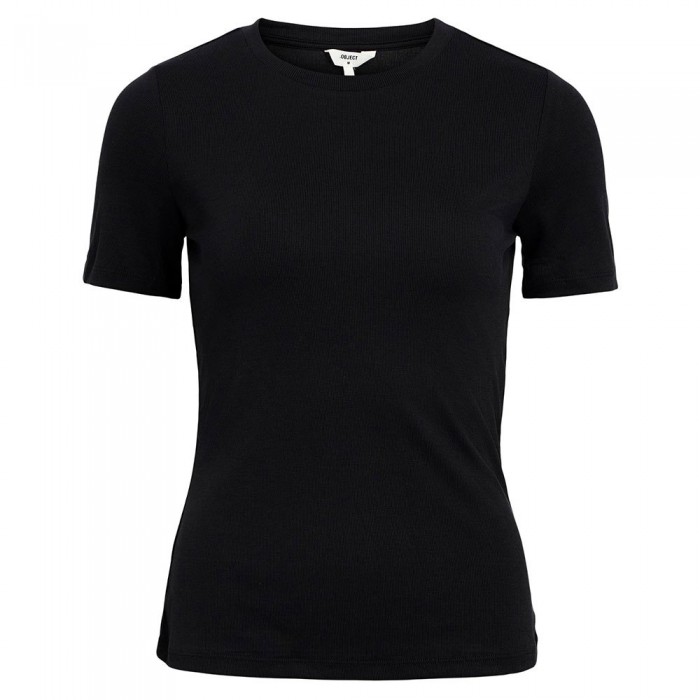 [해외]오브젝트 반소매 티셔츠 Annie Rib 140431956 Black