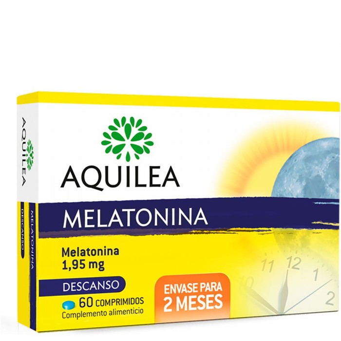 [해외]AQUILEA 멜라토닌 진정제 허브 1.95mg 60 정제 4139730972 Multicolour