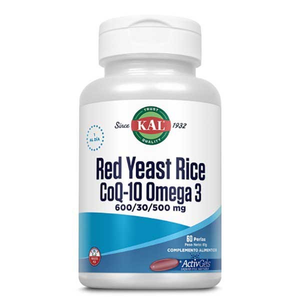 [해외]KAL 심혈관 지원 Red Yeast Rice CoQ-10 Omega 3 60 소프트젤 4140178358