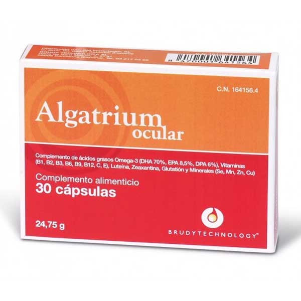 [해외]SPECCHIASSOL 종합 비타민 및 미네랄 Algatrium Ocular 280mg DHA 30 소프트젤 4140178404