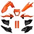 [해외]POLISPORT OFF ROAD Full KTM EXC/EXC-F/XC-W/XC-FW (17-19) Naranja KTM16/Negro 91473 오토바이 플라스틱 키트 9140845912 Orange / Black