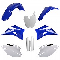 [해외]POLISPORT OFF ROAD MX Full 야마하 YZ250F/450F (08-09) OEM 91395 오토바이 플라스틱 키트 9140846151 Blue / White