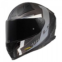 [해외]LS2 풀페이스 헬멧 FF811 Vector II Carbon Grid 9140764377 Matt Black / Grey