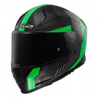[해외]LS2 FF811 Vector II Carbon Grid 풀페이스 헬멧 9140764378 Matt Fluo Green