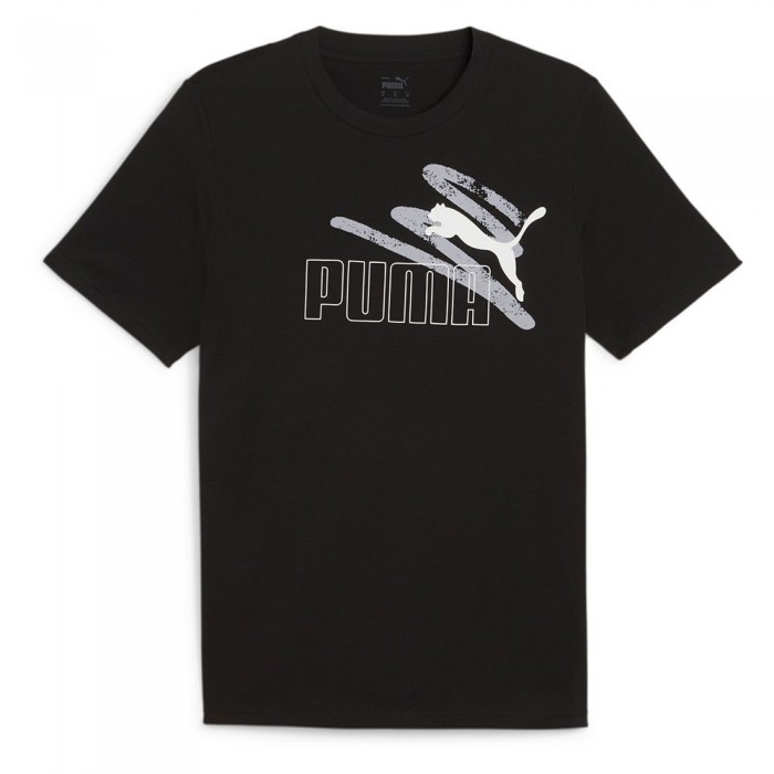 [해외]푸마 반팔 티셔츠 Ess+ 로고 Lab 썸머 7140130959 Black