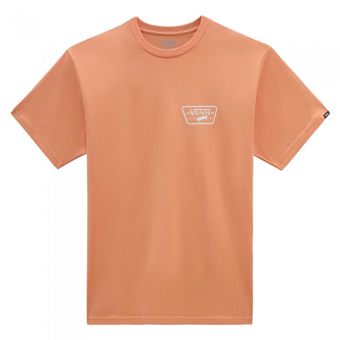 [해외]반스 반소매 티셔츠 풀 Patch Back 14140603375 Copper Tan / White