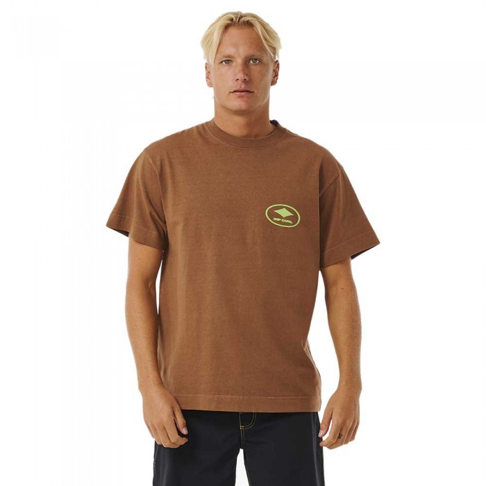[해외]립컬 반소매 티셔츠 Quality Surf 프로ducts Oval 14140728048 Mocha