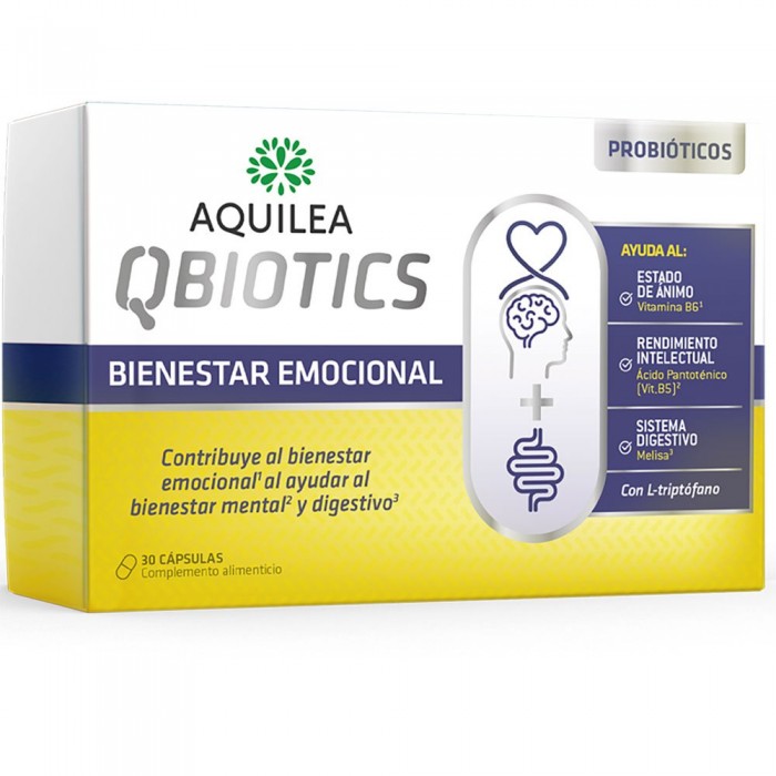 [해외]AQUILEA 정서적 웰빙 프로바이오틱스 Qbiotics 30 정제 1139730973 Multicolour