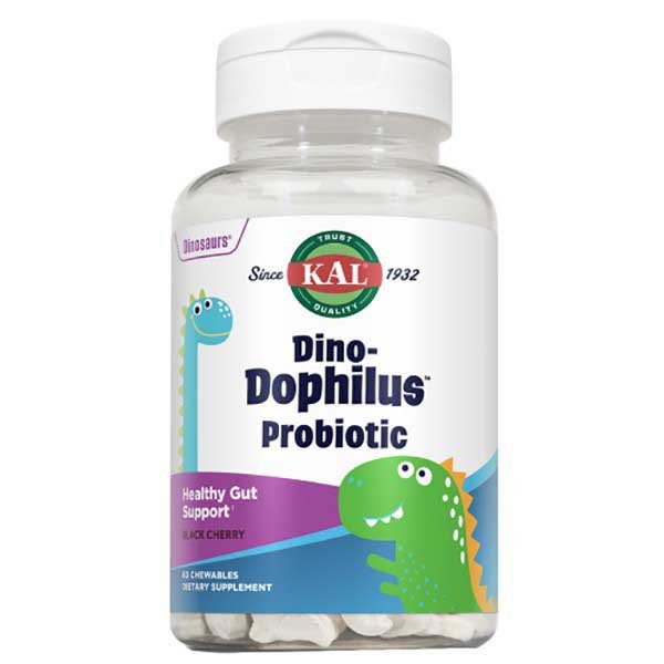 [해외]KAL 생균제 Dino-Dophilus 프로bioti 60 츄어블 정제 체리 1140178332