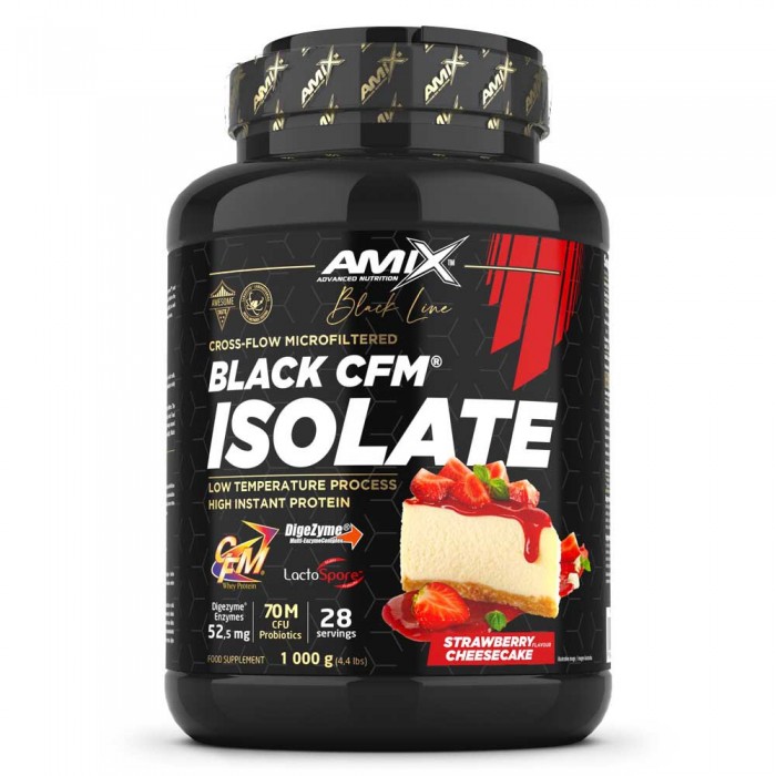 [해외]AMIX 프로틴 딸기 치즈케이크 Black CFM Isolate 1kg 1140602655
