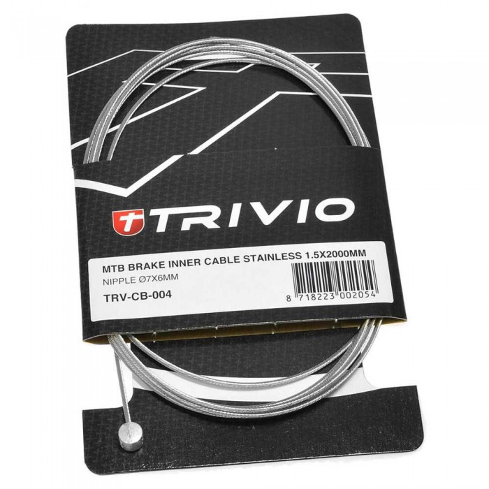 [해외]TRIVIO 브레이크 케이블 MTB Stainless 20 단위 1140826835 Silver