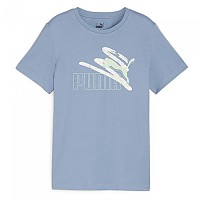 [해외]푸마 반팔 티셔츠 Ess+ 로고 Lab 썸머 15140130968 Zen Blue