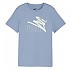 [해외]푸마 반팔 티셔츠 Ess+ 로고 Lab 썸머 15140130968 Zen Blue