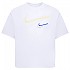 [해외]나이키 KIDS Swoosh Logo Boxy 반팔 티셔츠 15140365620 White