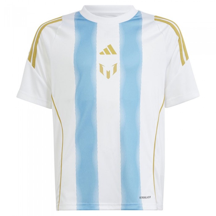 [해외]아디다스 반소매 티셔츠 Messi 15140530022 White / Semi Blue Burst
