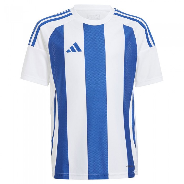 [해외]아디다스 반소매 티셔츠 Striped 24 15140530131 White / Team Royal Blue