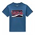 [해외]반스 반소매 티셔츠 Side Stripe Snake 15140757956 Copen Blue