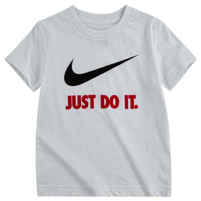 [해외]나이키 KIDS 반소매 티셔츠 Swoosh Just Do It 15140790642 White / Red