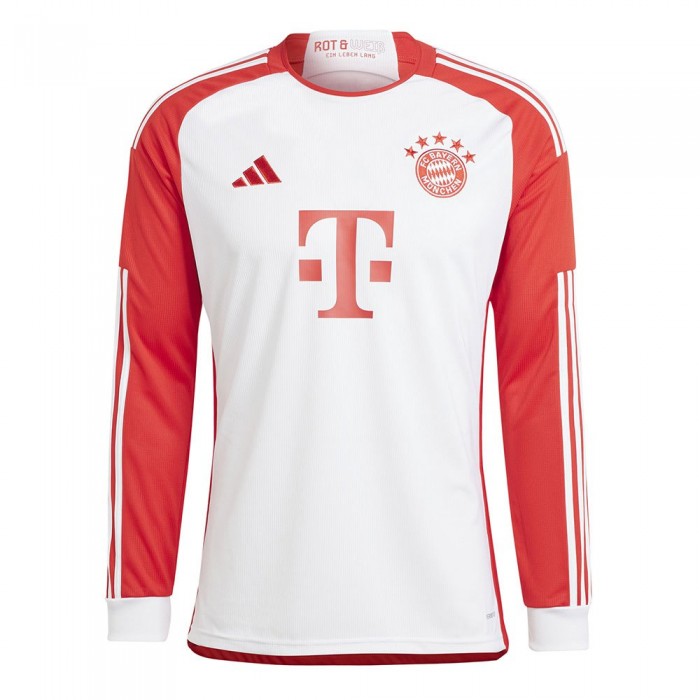 [해외]아디다스 주니어 긴팔 티셔츠 홈 FC Bayern 23/24 15139927557 White / Red