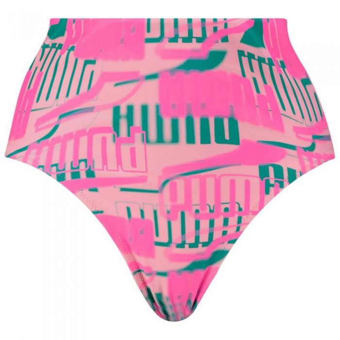 [해외]푸마 비키니 하의 Swim Printed High Waist 140626909 Pink Combo