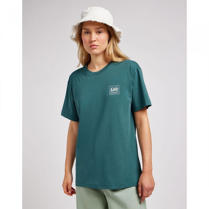 [해외]LEE 반소매 티셔츠 Relaxed 140579662 Evergreen