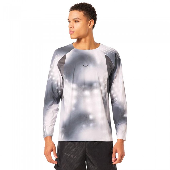 [해외]오클리 APPAREL Pursuit 프로 긴팔 티셔츠 140223571 Organic Spots Grey