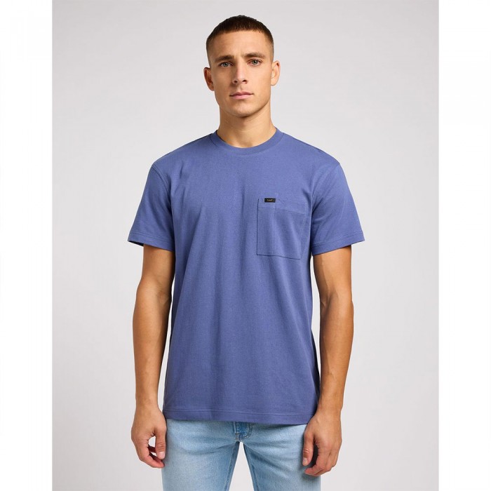 [해외]LEE Relaxed 포켓 반팔 티셔츠 140579655 Surf Blue