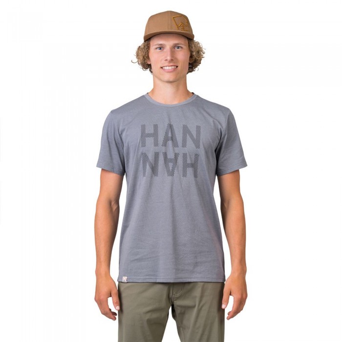 [해외]HANNAH 반소매 티셔츠 Grem 140816162 Steel Gray Mel/Black