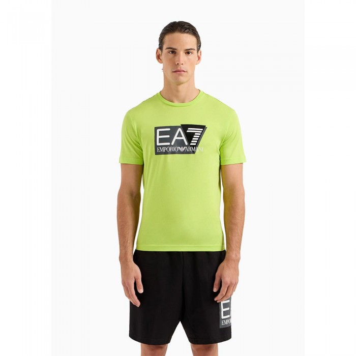 [해외]EA7 EMPORIO 아르마니 반소매 티셔츠 3DPT81 140772600 Acid Lime