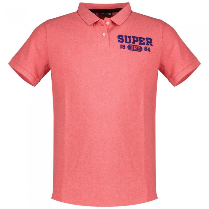 [해외]슈퍼드라이 Vintage Superstate 반팔 폴로 셔츠 140588974 Punch Pink Marl