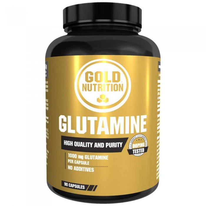 [해외]GOLD NUTRITION 글루타민 1000mg 90 단위 중립적 맛 6137993698 Black